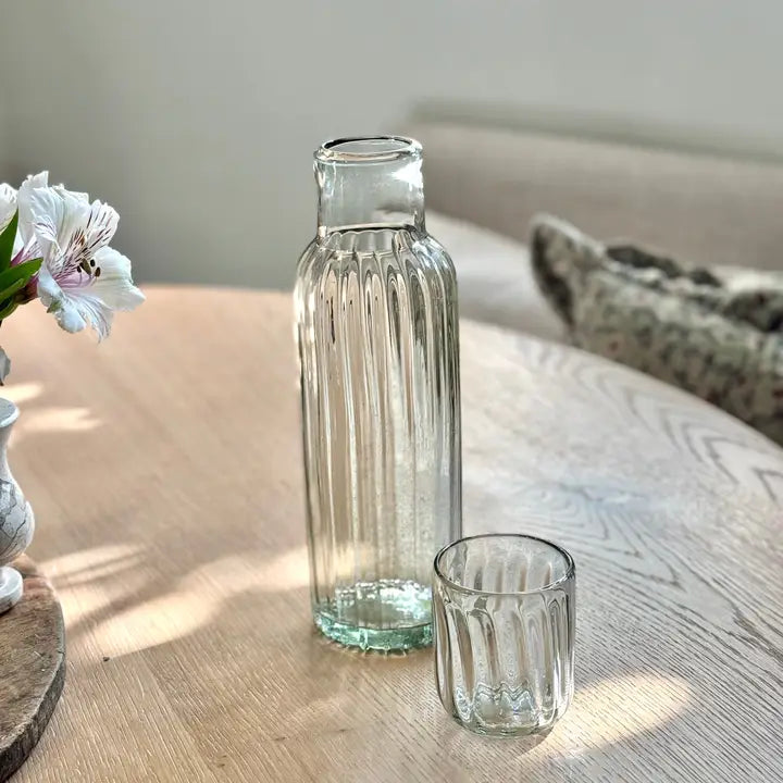 Fluted Tall Carafe Set