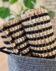 Caravan Stripe Jute Bouclé Rug