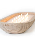 Paulownia Wood Tray Candle