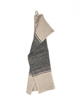 The Linen Moody Kitchen Towel - Natural Black