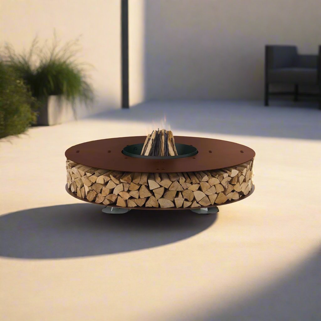 Round Fire Pit Table