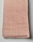 Stone Washed Linen Hemmed Dinner Napkin - Cedar Rose