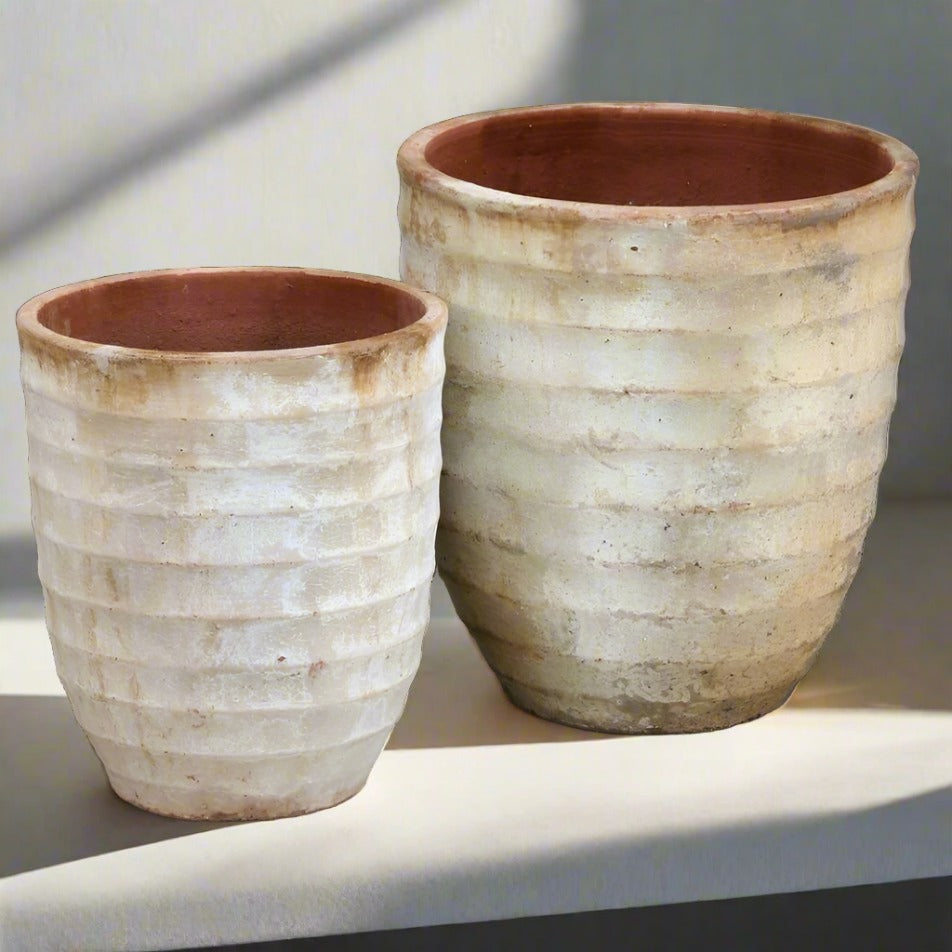 JP Aged Ripple Pot – Malibu Market Design