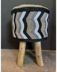 Indo Raffia Stool