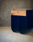 Curve Side Table with Drawer