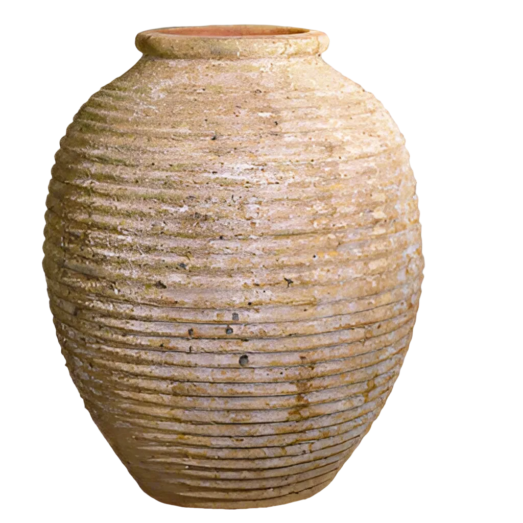 Malibu Ocean Yellow Ceramic Ribbed Pots – Malibu Market Design