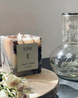 Hand-Etched Blown Carafe Set