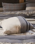 Black House Stripe Pillow