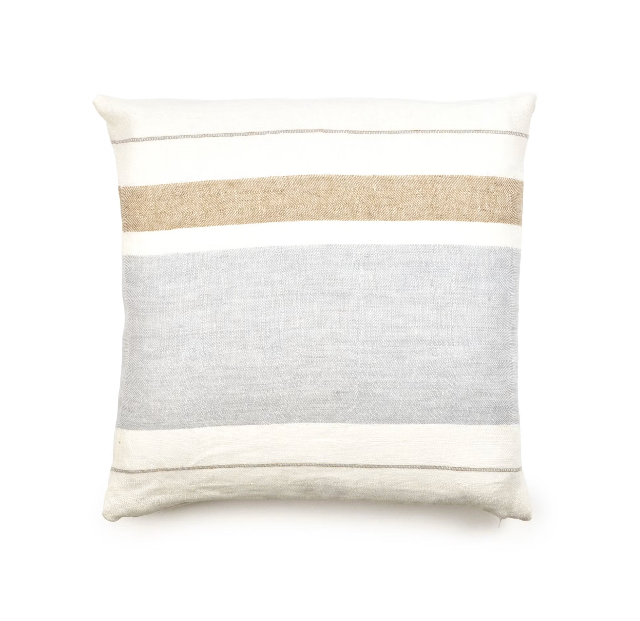 Oyster Stripe Throw Pillow