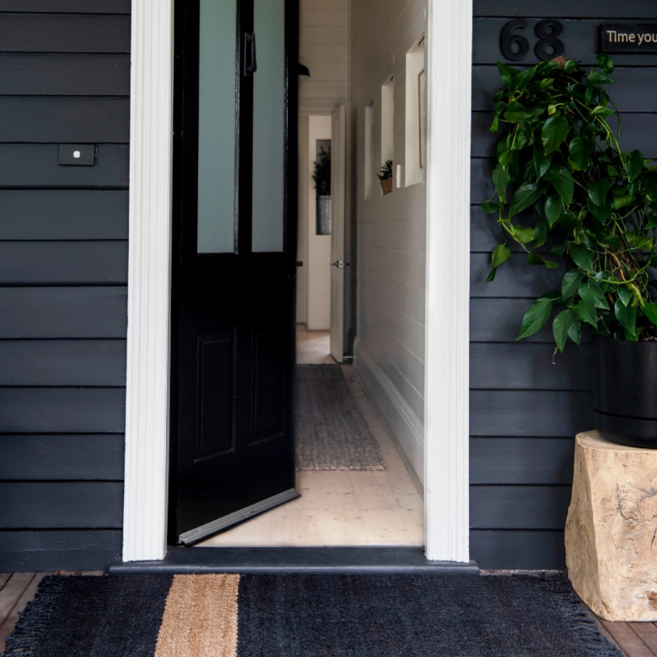 Irving Stripe Jute Mat
