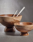 Alpina Wooden Footed Bowl