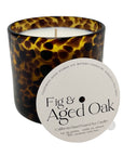 Fig & Aged Oak Amber Tortoise Soy Blend Candle