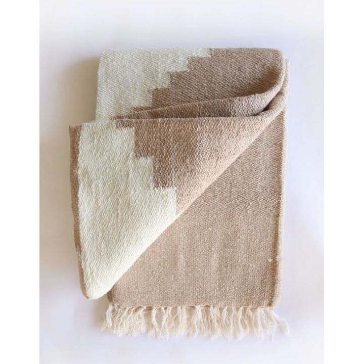 Adobe Honey-Sandstone // Handwoven Blanket