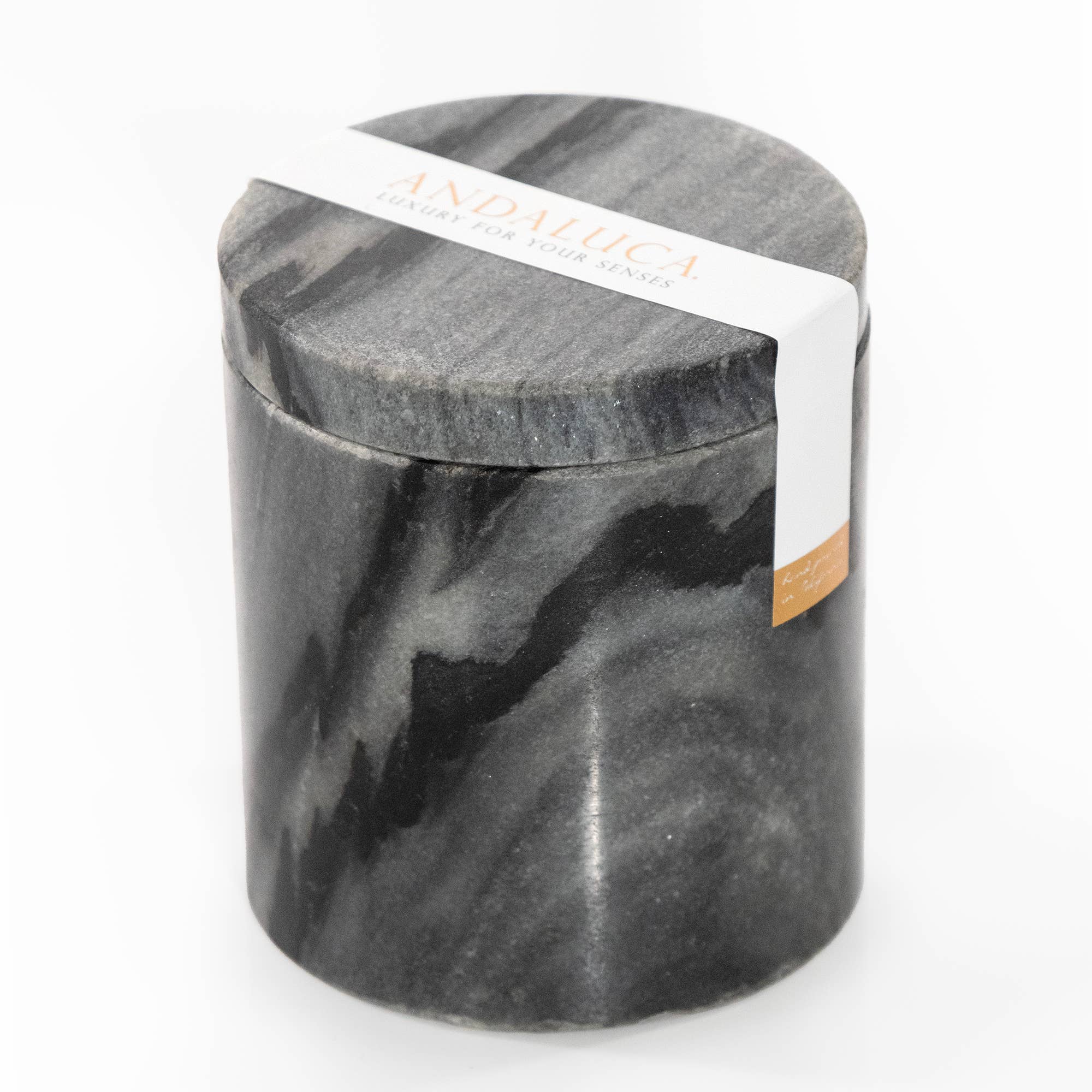 Palo Santo Scented Black Marble Candle