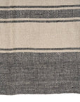 The Linen Smudge Kitchen Towel - Natural Black