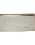 Alum. Tray W/Handles - Raw Alum. - Raw Nickel