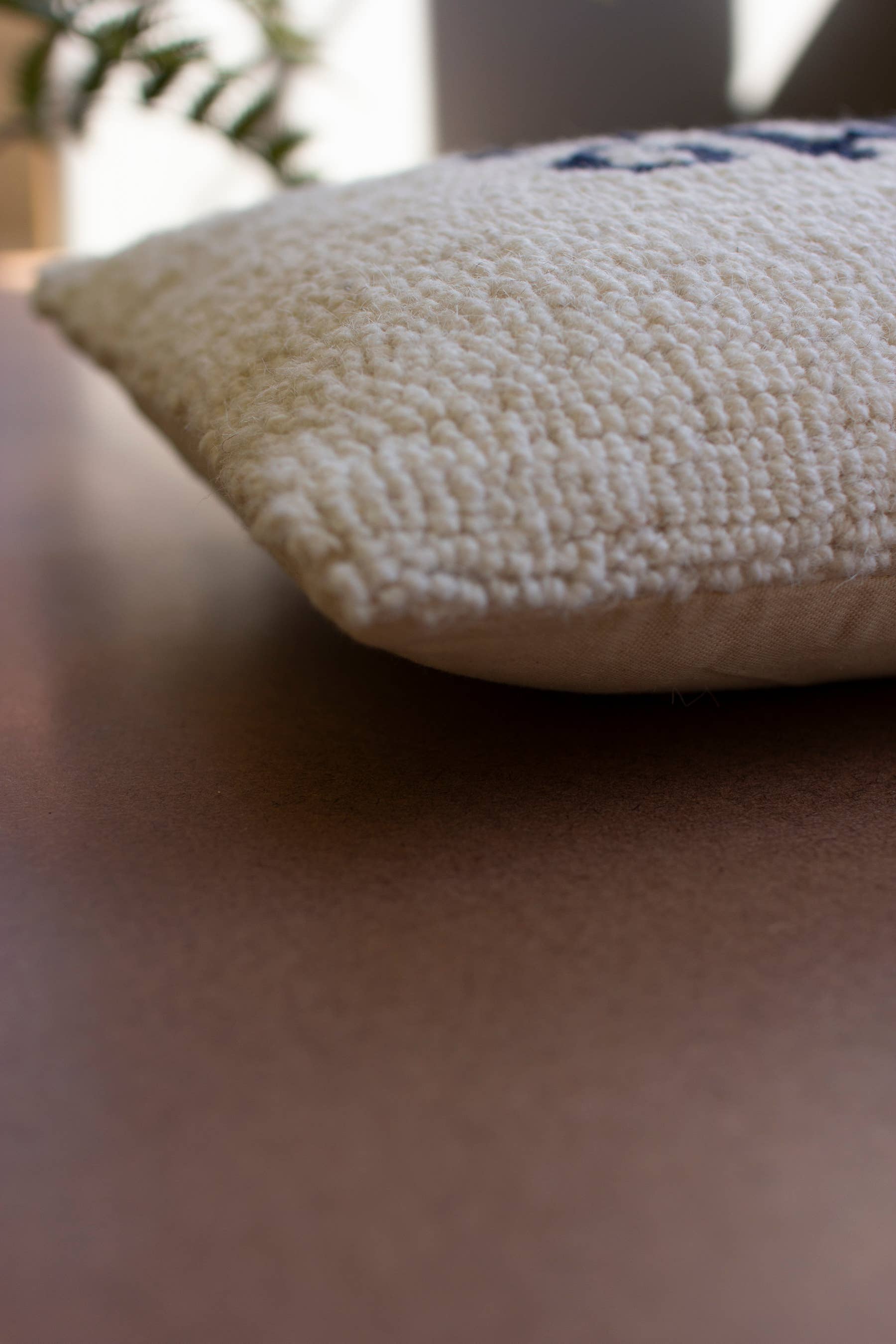 SANDY TOES - Hand Hooked Pillow