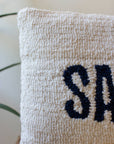 SANDY TOES - Hand Hooked Pillow