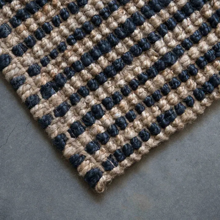 Caravan Stripe Jute Bouclé Rug