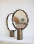 ANTIQUE GOLD TABLETOP MIRROR