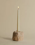 Travertine Candle Holder