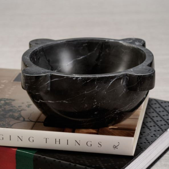 Roma Black Marble Mortar