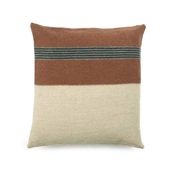 Sienna Stripe Belgian Pillow Cover 20"x20"