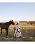 Tres Cruces (Crema) // Handwoven Blanket