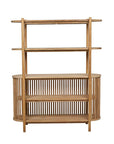 Tully Bookcase in Natural Teak