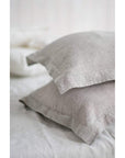 Washed Linen Pillow Sham Set