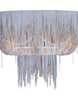 Oval Urchin Leather Chandelier