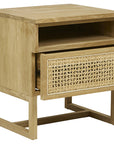 Willow Woven Bedside Table