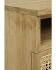 Willow Woven Bedside Table
